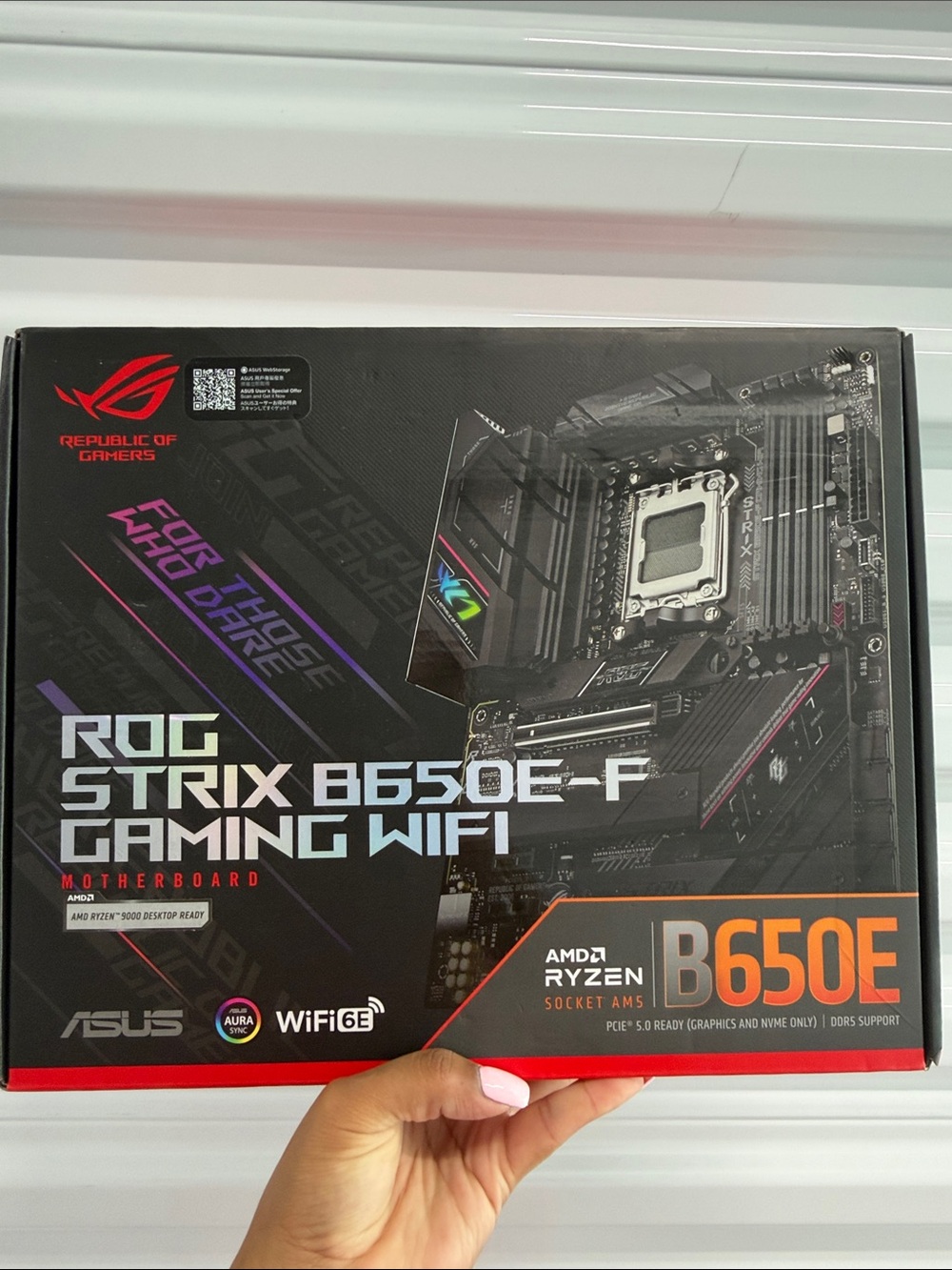 SEALED ASUS ROG Strix B650E-I GamingWiFi AMD B650 AM5 Ryzen™ Desktop Motherboard